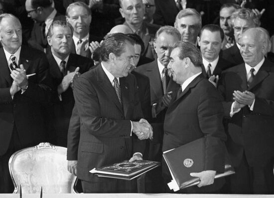 Strategic Arms Limitation Treaty signing