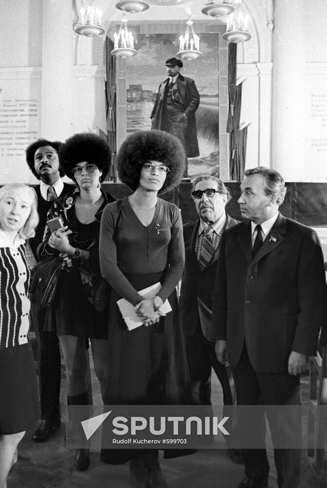Angela Yvonne Davis on the visit to the USSR