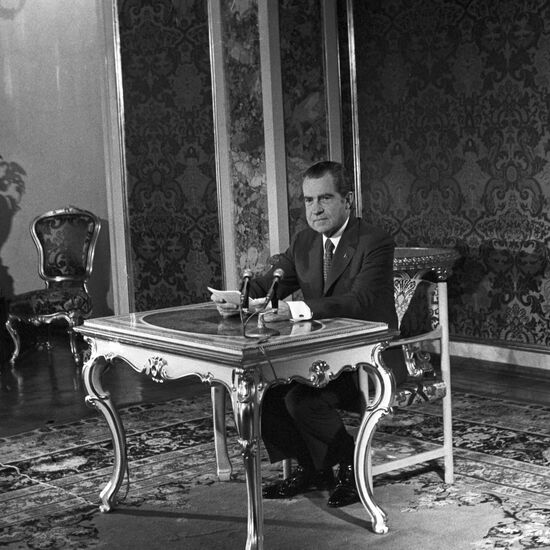 U.S. President Richard Nixon visits USSR