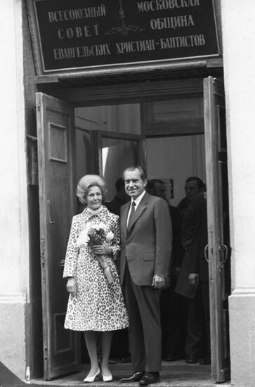 U.S. President Richard Nixon visits USSR