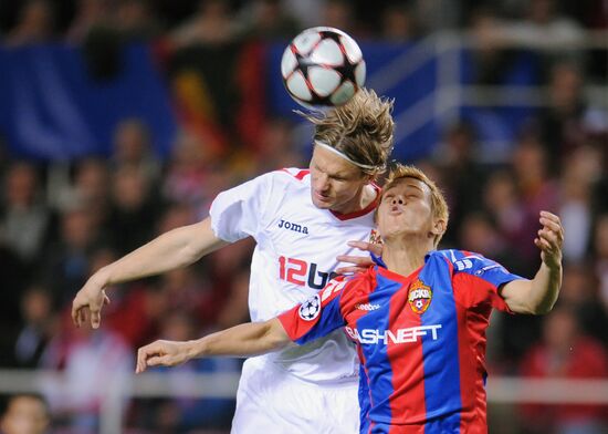 Football. UEFA Champions League. Sevilla vs. CSKA