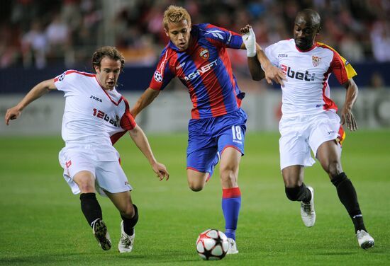 Football. UEFA Champions League. Sevilla vs. CSKA