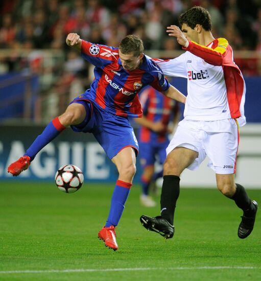 Football. UEFA Champions League. Sevilla vs. CSKA