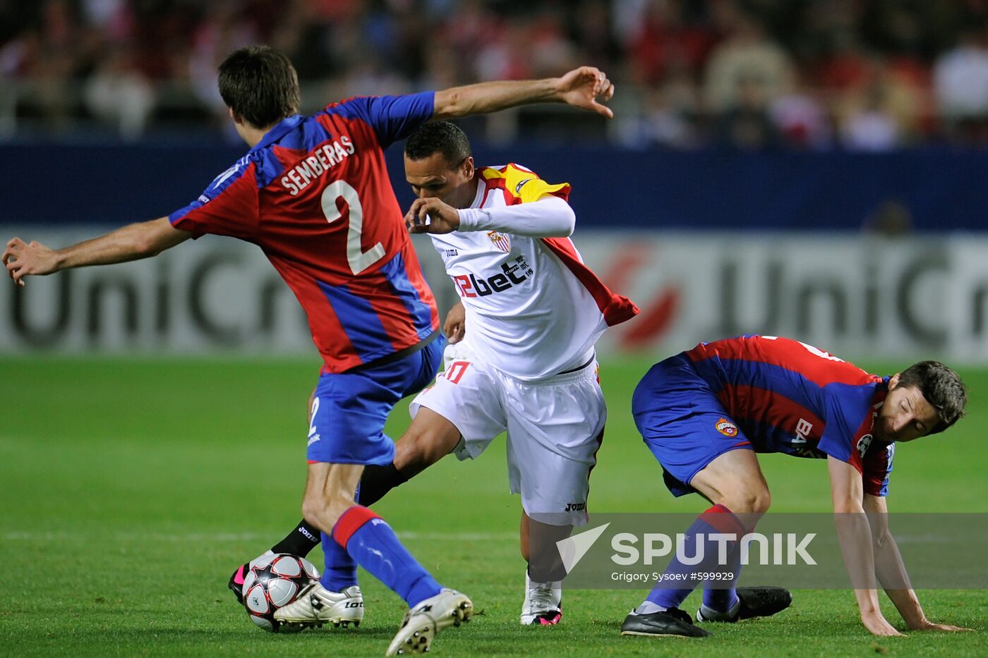 Football. UEFA Champions League. Sevilla vs. CSKA