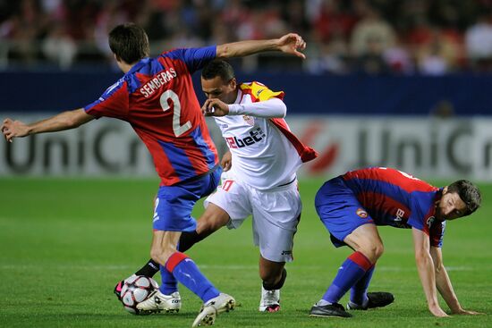 Football. UEFA Champions League. Sevilla vs. CSKA