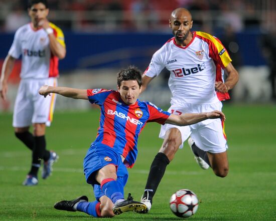 Football. UEFA Champions League. Sevilla vs. CSKA