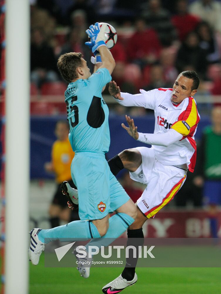 Football. UEFA Champions League. Sevilla vs. CSKA