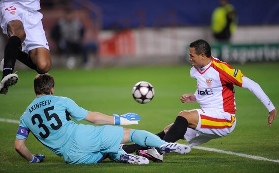Football. UEFA Champions League. Sevilla vs. CSKA