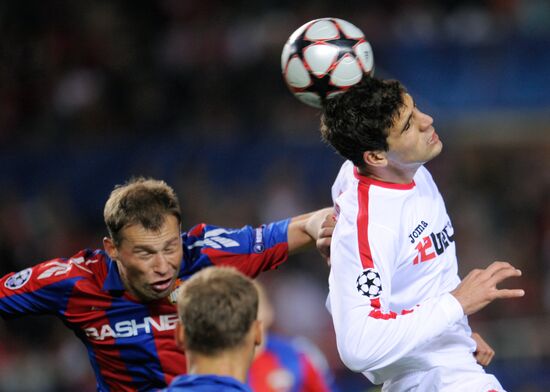 Football. UEFA Champions League. Sevilla vs. CSKA