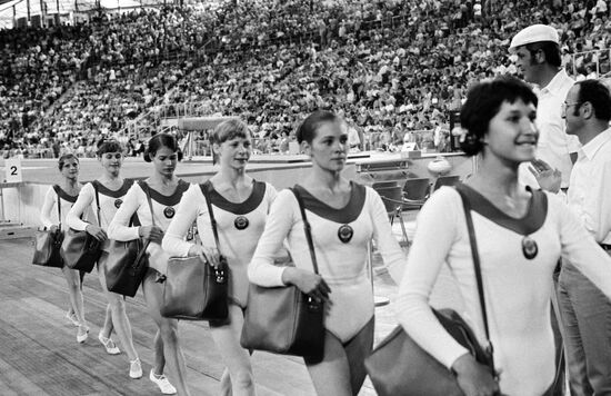 SOVIET GYMNASTS OLYMPIC GAMES MUNICH