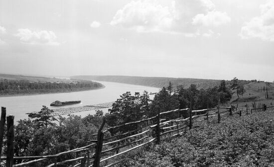 TIMBER RAFTING KAMA RIVER