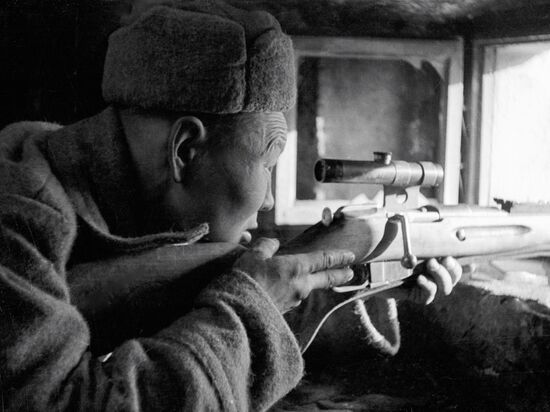 WWII SHARP SHOOTER BURYAT KULBERTINOV