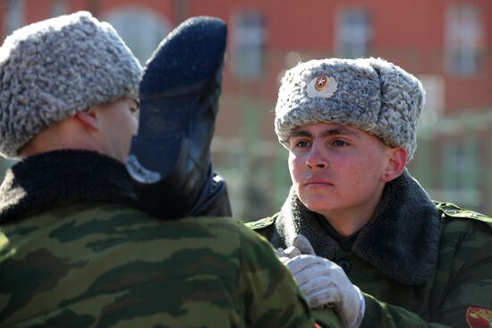 Training of 154th Commandant's Regiment