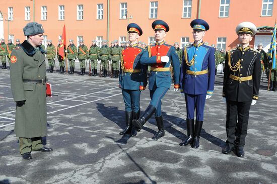 Training of 154th Commandant's Regiment