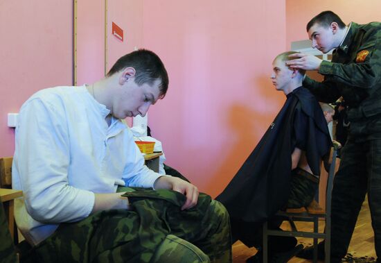 Training of 154th Commandant's Regiment