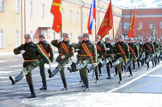 Training of 154th Commandant's Regiment