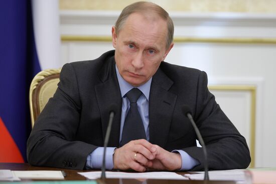 Russian Prime Minister Vladimir Putin