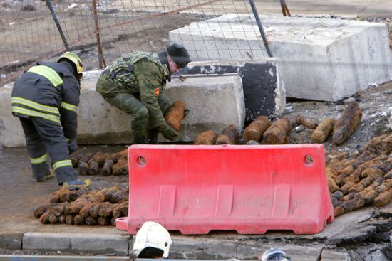 Unexploded WWII artillery shells found in northwest Moscow