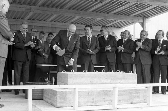 Alexei Kosygin and Urho Kaleva Kekkonen