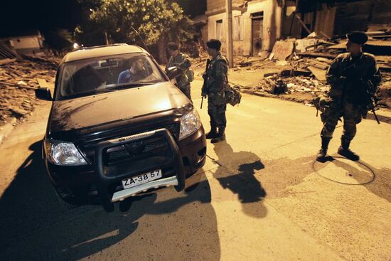 Curfew in Constitucion