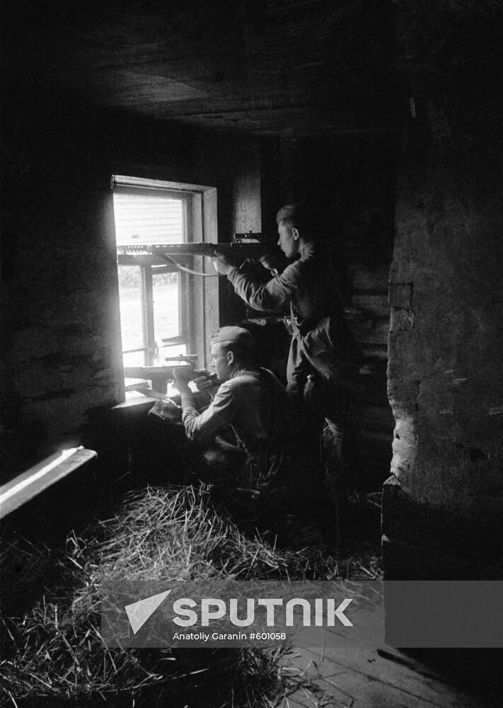 Snipers in ambush at North-Western Front