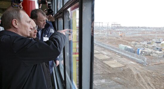 Vladimir Putin visits Volgodonsk