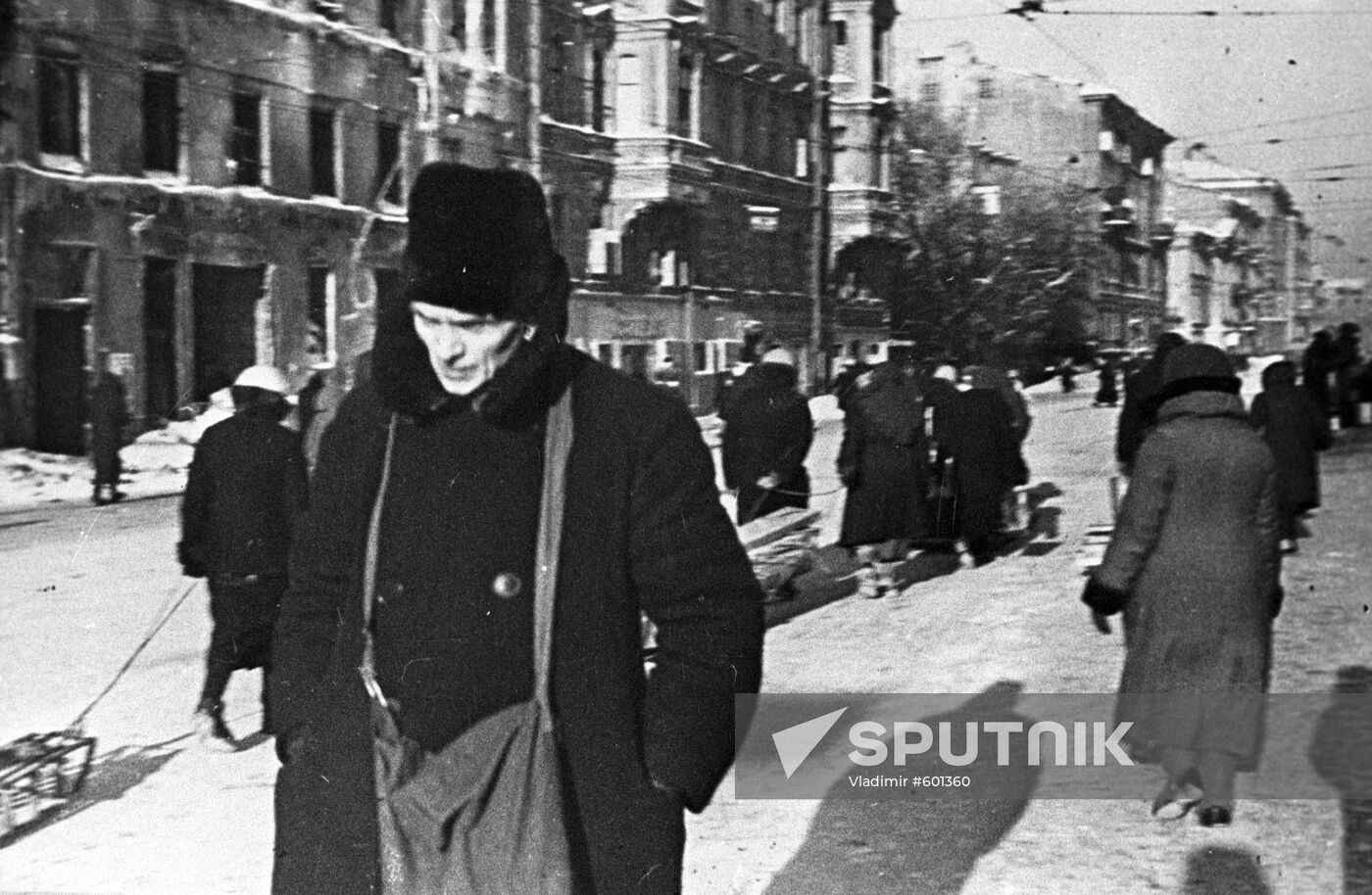 A resident of besieged Leningrad