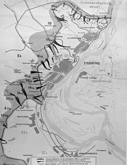Deployment of Soviet forces near Stalingrad