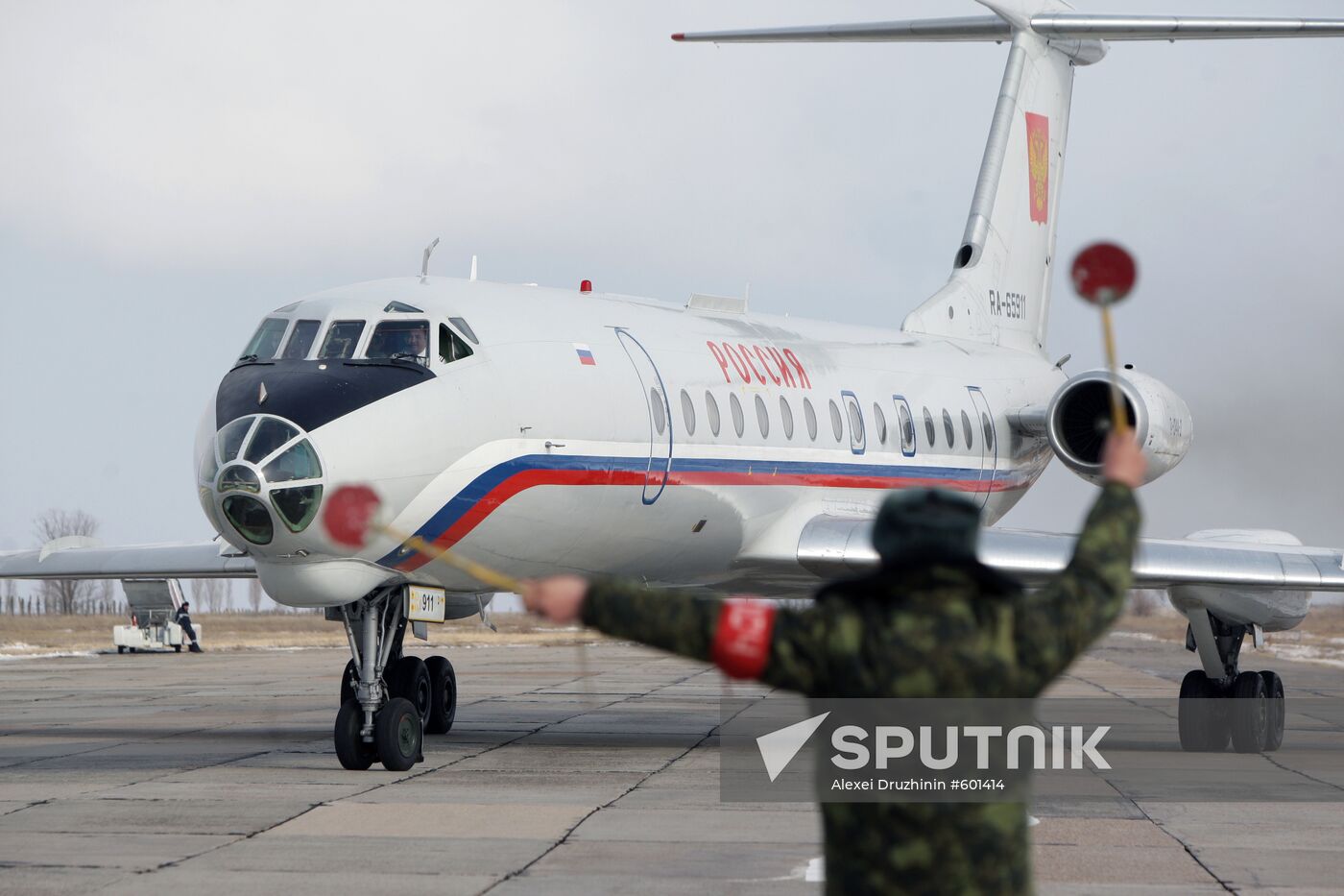 Vladimir Putin's plane landed in Morozovsk