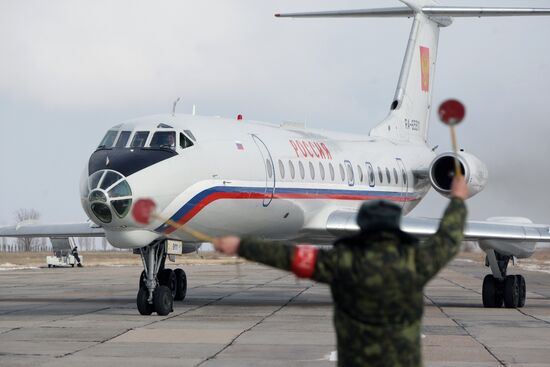 Vladimir Putin's plane landed in Morozovsk