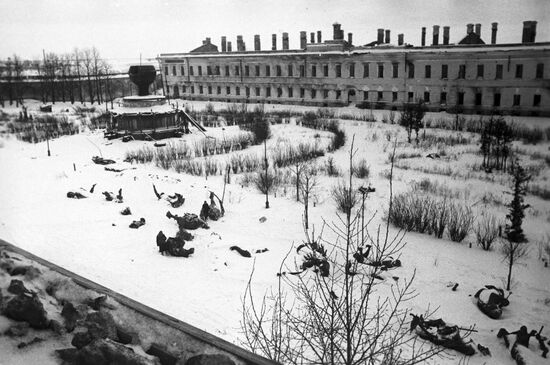 1944. Veliky Novgorod liberated by Soviet forces