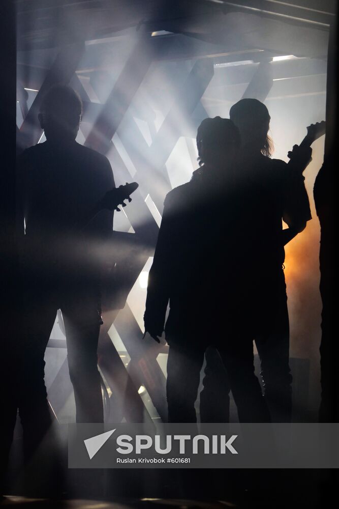 Scorpions band gives concert in Moscow