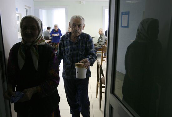 Kitchen at Buinsk Nursery Home for Elderly and Disabled