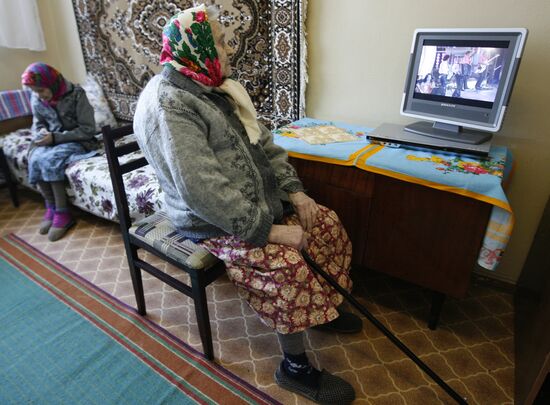 Residents at Dzhalil Nursery Home for Elderly and Disabled