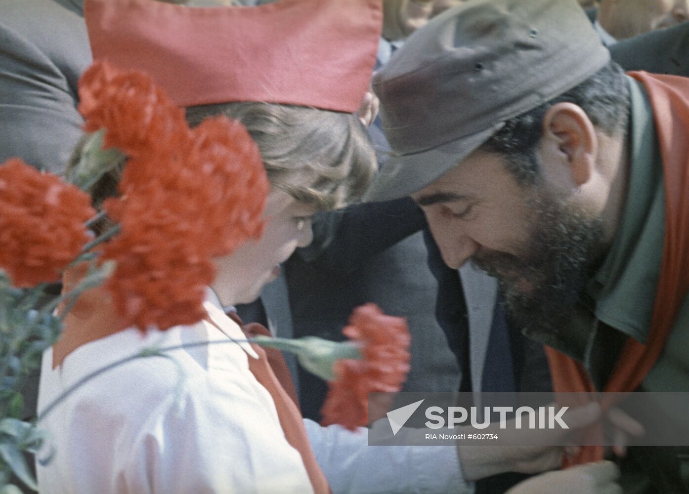 Shot from film "Our Guest, Fidel Castro"