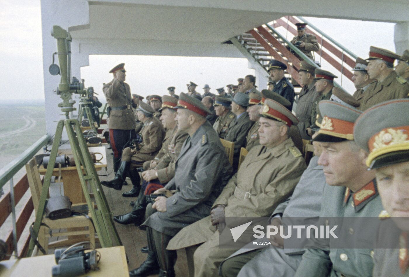 Scene from "I Serve the Soviet Union" film