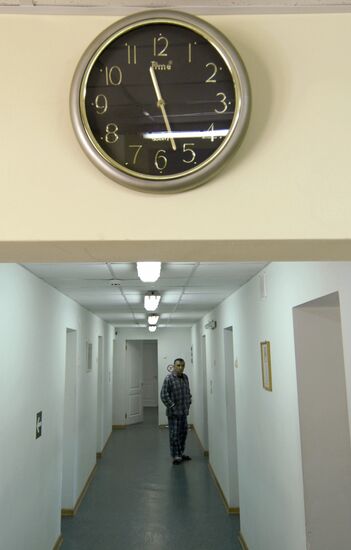 Hallway at alcohol abuse treatment hospital