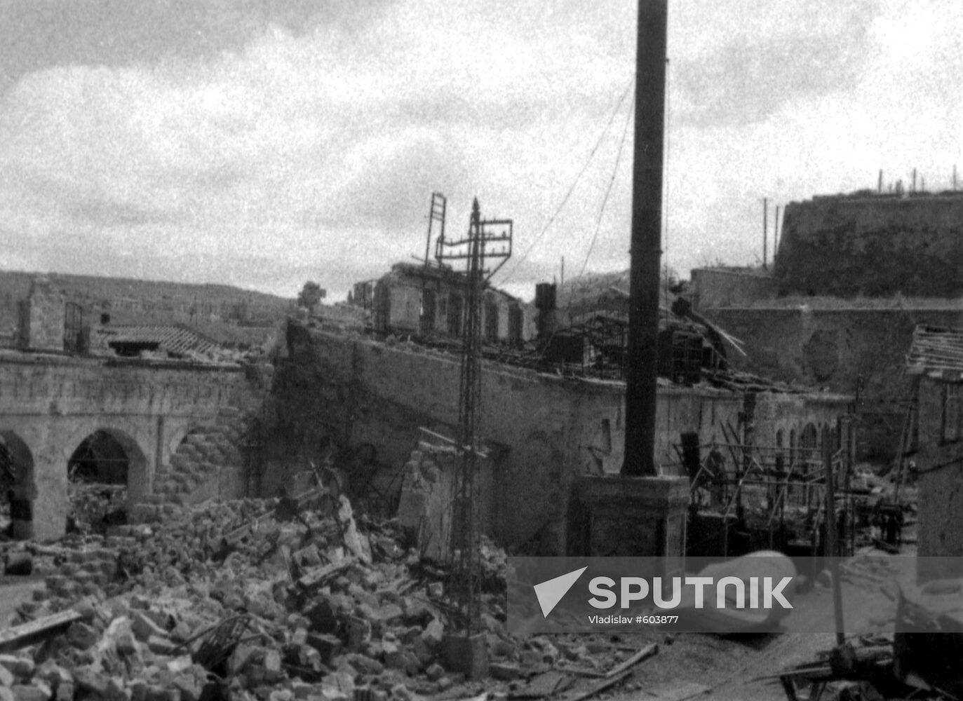 Sevastopol devastated by German Nazis
