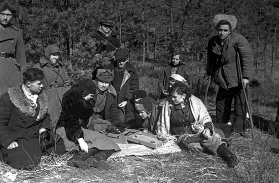 The guerrilla unit of Sidor Kovpak