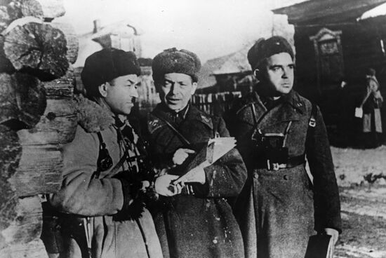 I. Panfilov, I. Serebryakov and S. Yegorov