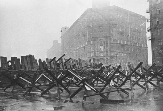Barricades on city streets