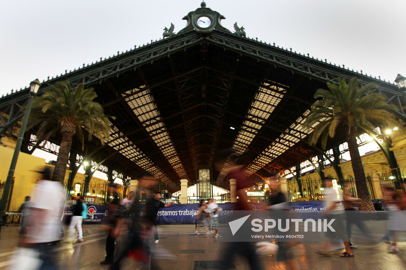 Estacion Central railway station in Santiago