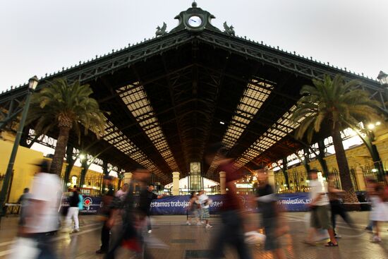 Estacion Central railway station in Santiago