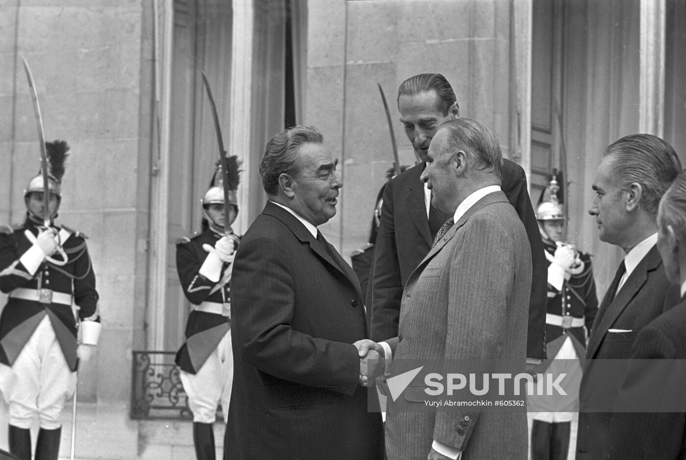 Leonid Brezhnev, Georges Pompidou