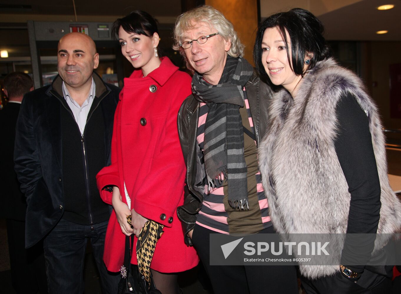 First run of the movie "Irony of Love" in Oktyabr Cinema