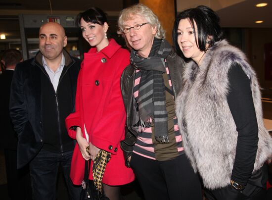 First run of the movie "Irony of Love" in Oktyabr Cinema