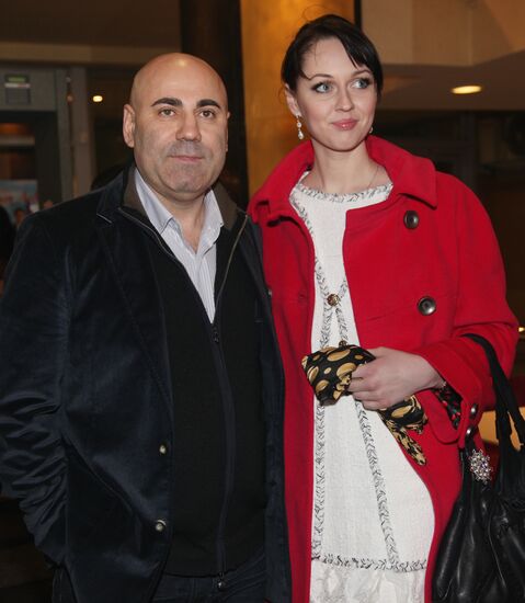 Singer Yelena Yesenina and producer Iosif Prigozhin