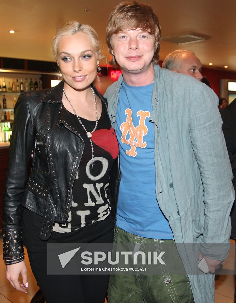 Andrei Grigoryev-Appolonov with wife Marina Bankova