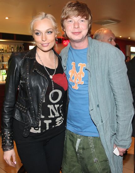 Andrei Grigoryev-Appolonov with wife Marina Bankova