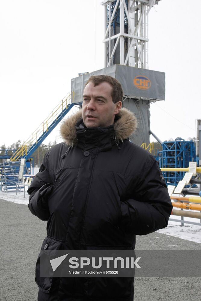 Dmitry Medvedev visits Khanty-Mansiysk